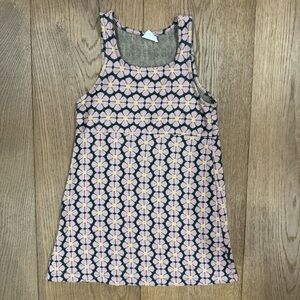 Zara Pink and Yellow Floral Tank Dress